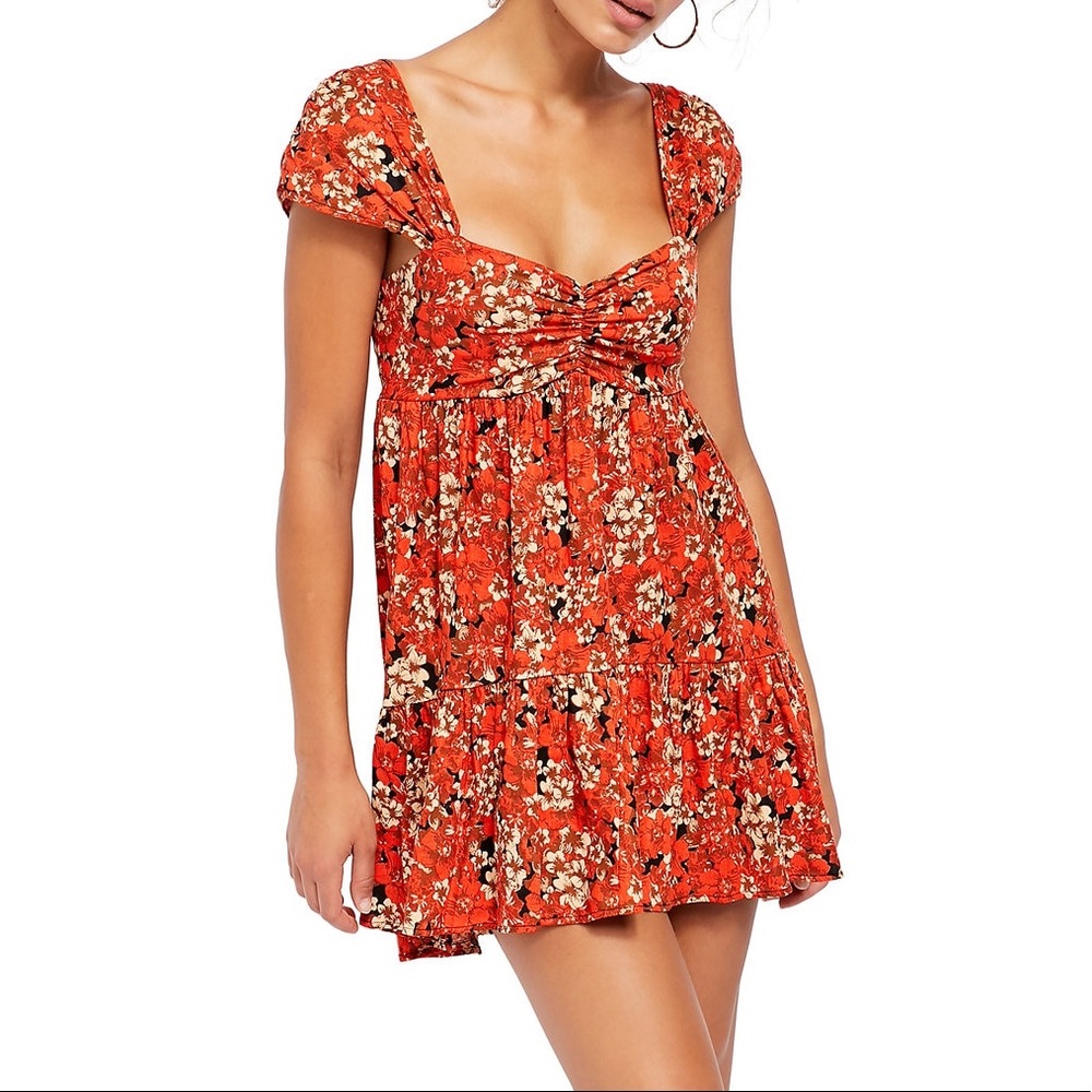 Free People Pattern Play Mini Dress